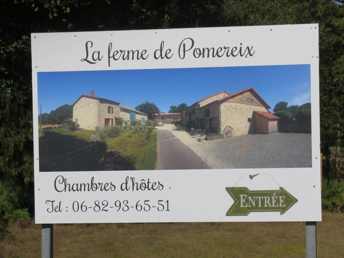 La Ferme De Pomereix Le Dorat Eksteriør bilde